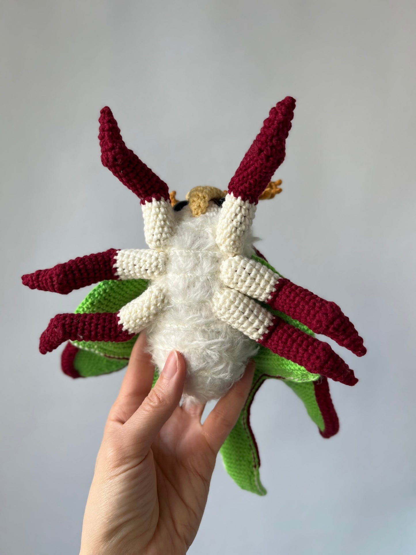 Luna Moth Crochet Pattern, Amigurumi Luna Moth