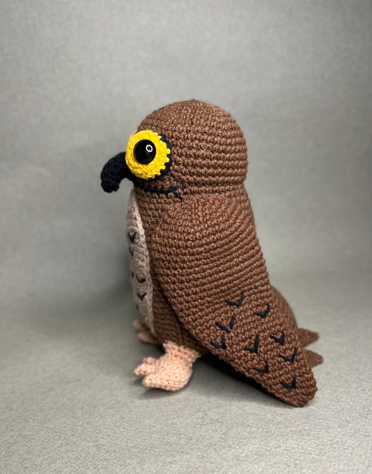 Potoo Bird Crochet Pattern, PDF in English