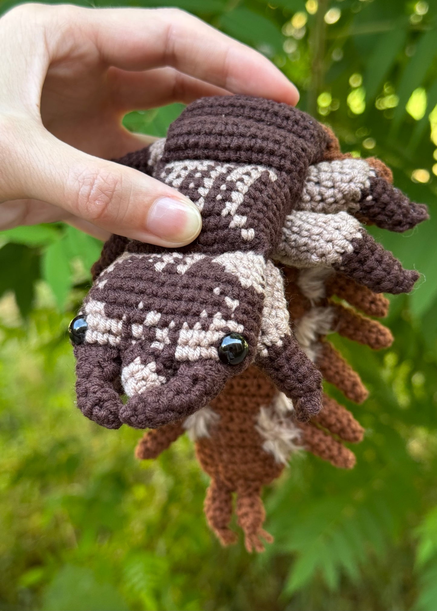 Hellgrammite Crochet Pattern PDF — Dobsonfly Larvae Amigurumi