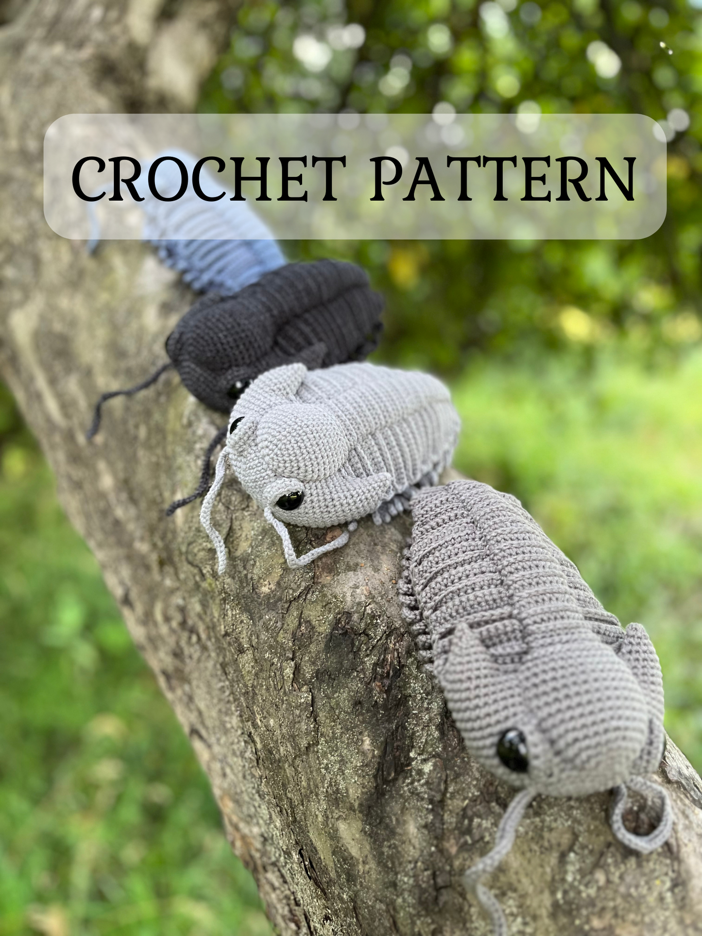Trilobite Crochet Pattern, Amigurumi Trilobite, PDF file in English