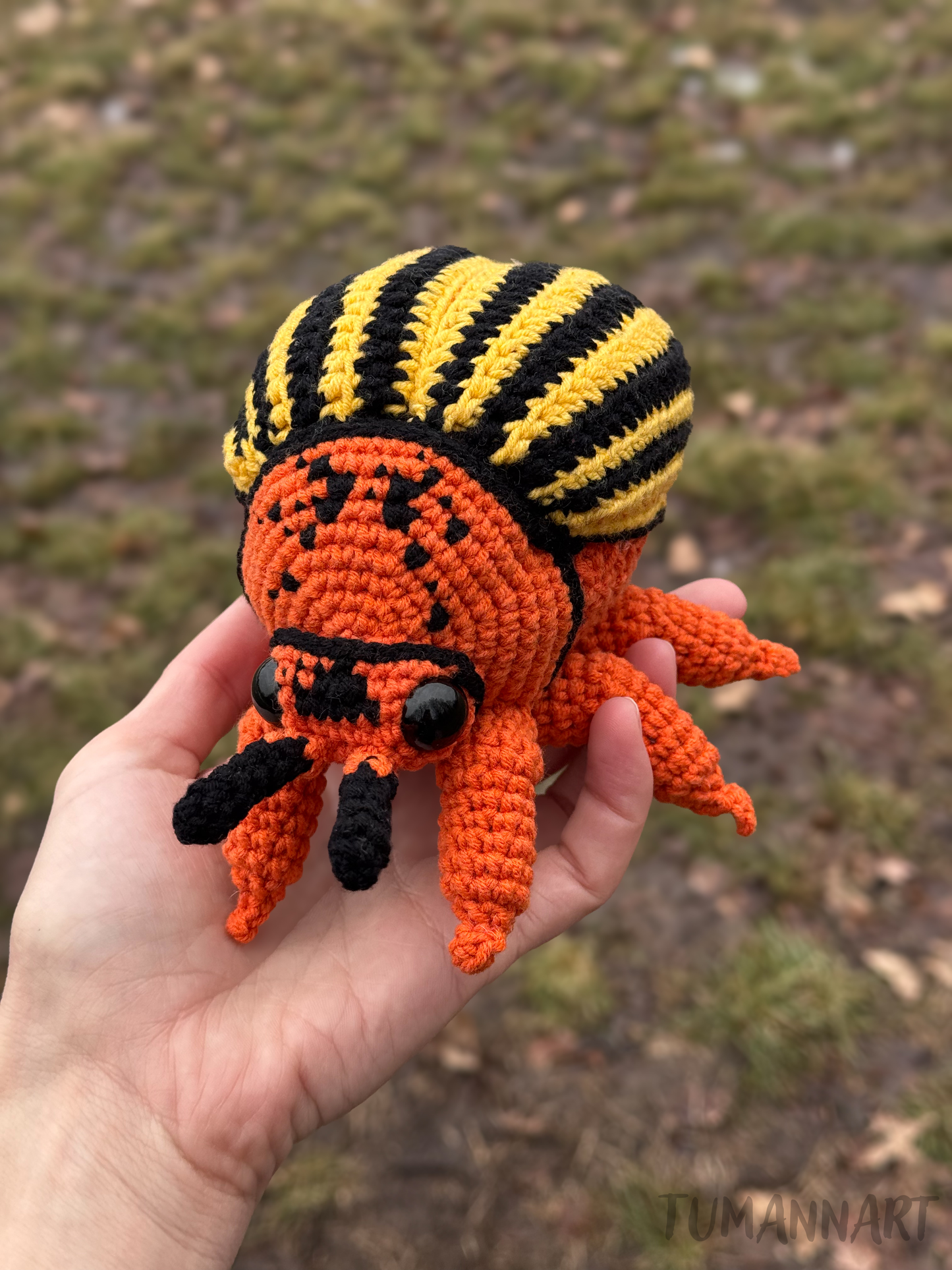 Colorado Beetle crochet pattern - Amigurumi PDF in English