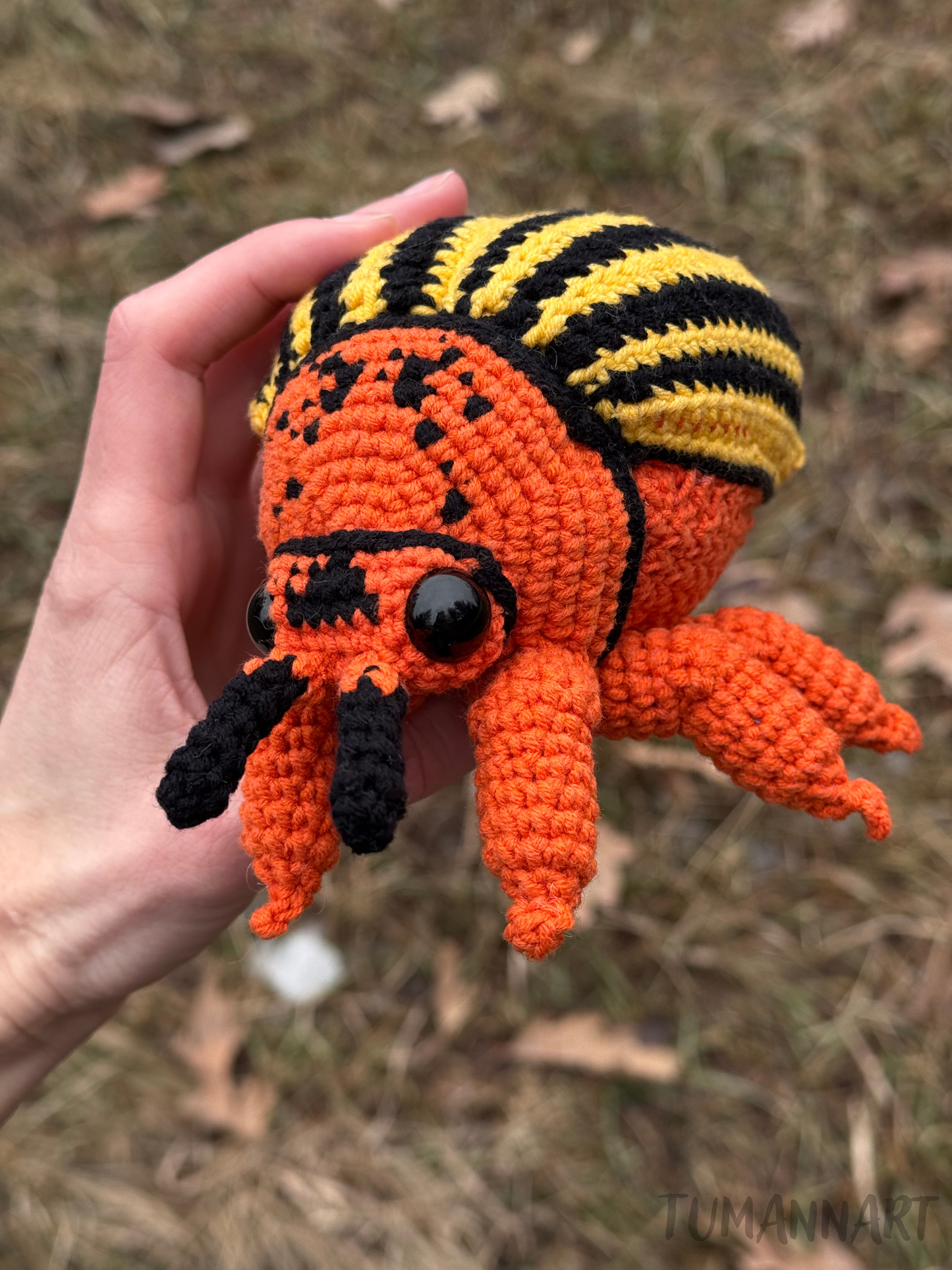 Colorado Beetle Crochet Pattern — Beetle Amigurumi PDF in English