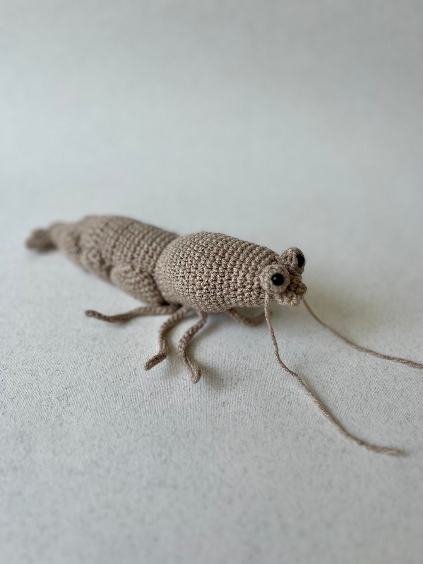 Shrimp or Prawn Crochet Pattern, Amigurumi Shrimp Tutorial