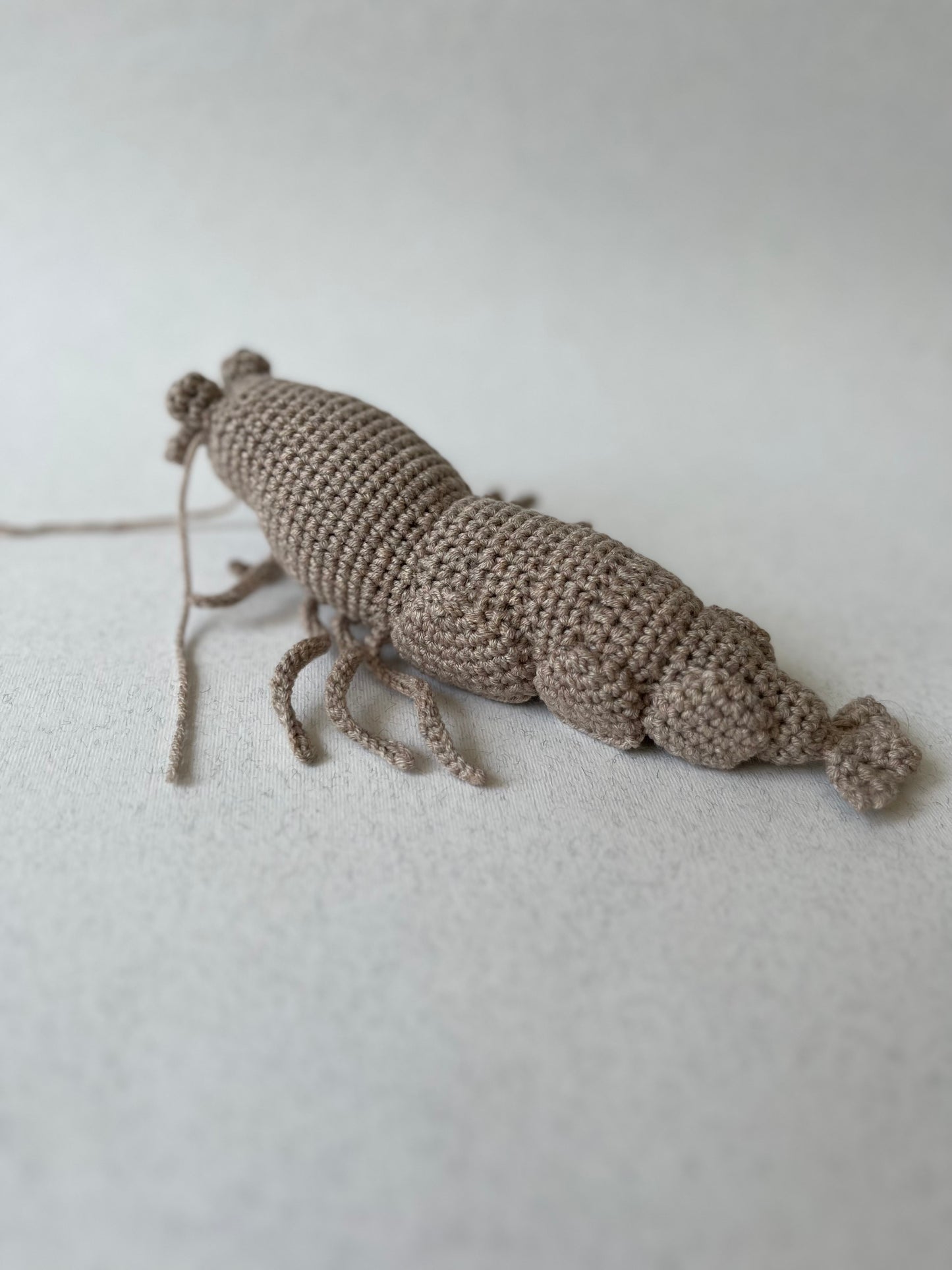 Shrimp or Prawn Crochet Pattern, Amigurumi Shrimp Tutorial