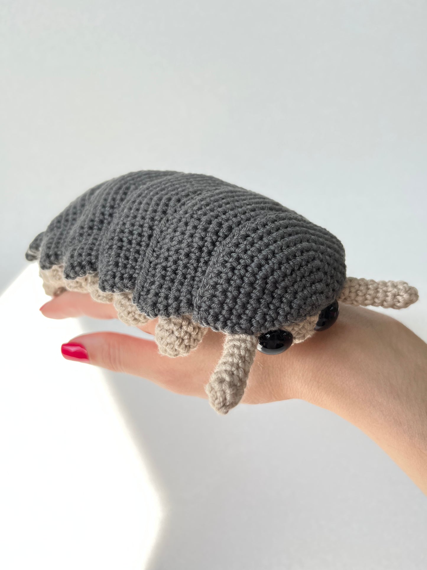 Roly Poly Pill Bug Crochet Pattern, Isopod Amigurumi, PDF File in English Language