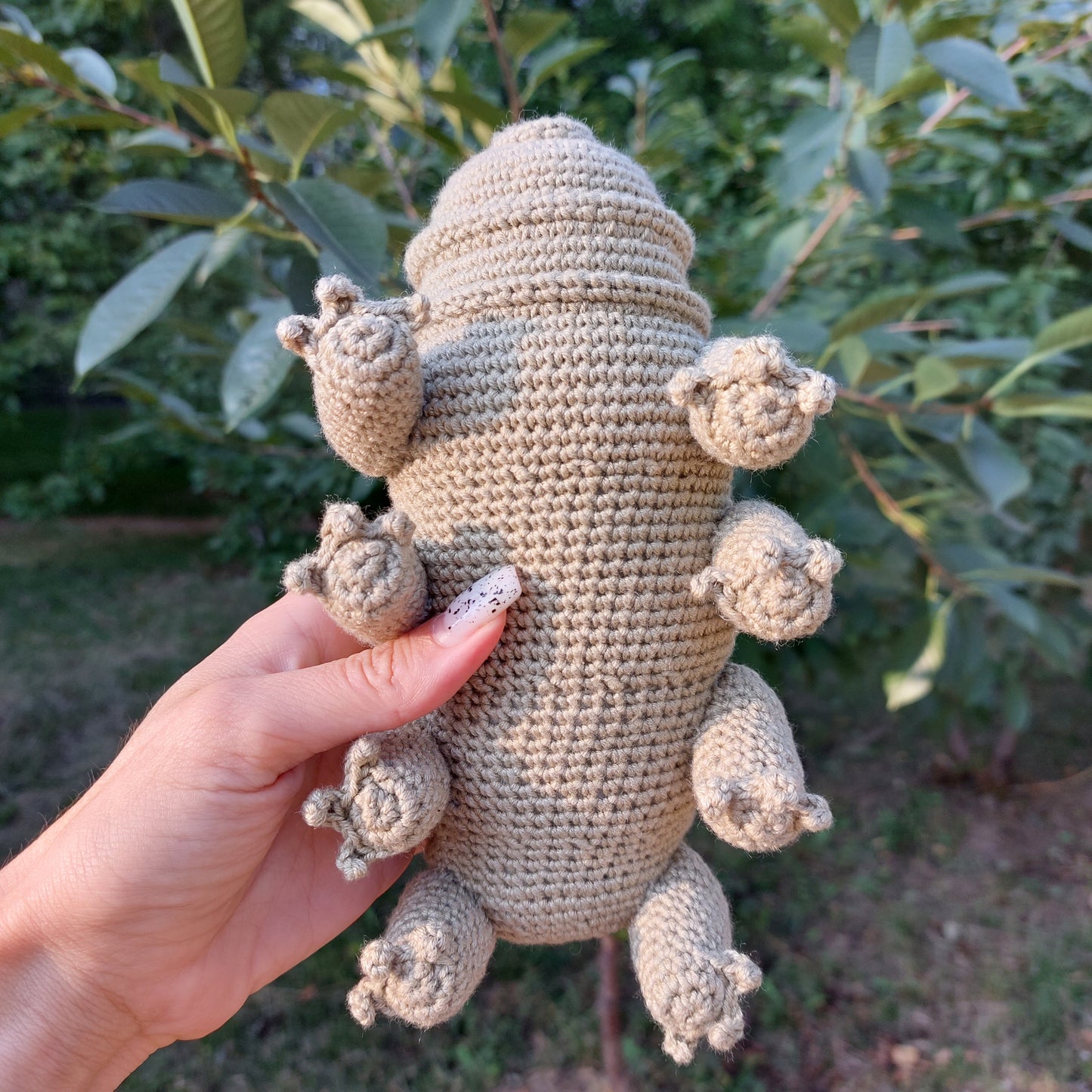 Tardigrade or Water Bear Amigurumi Crochet Pattern, PDF file in English language