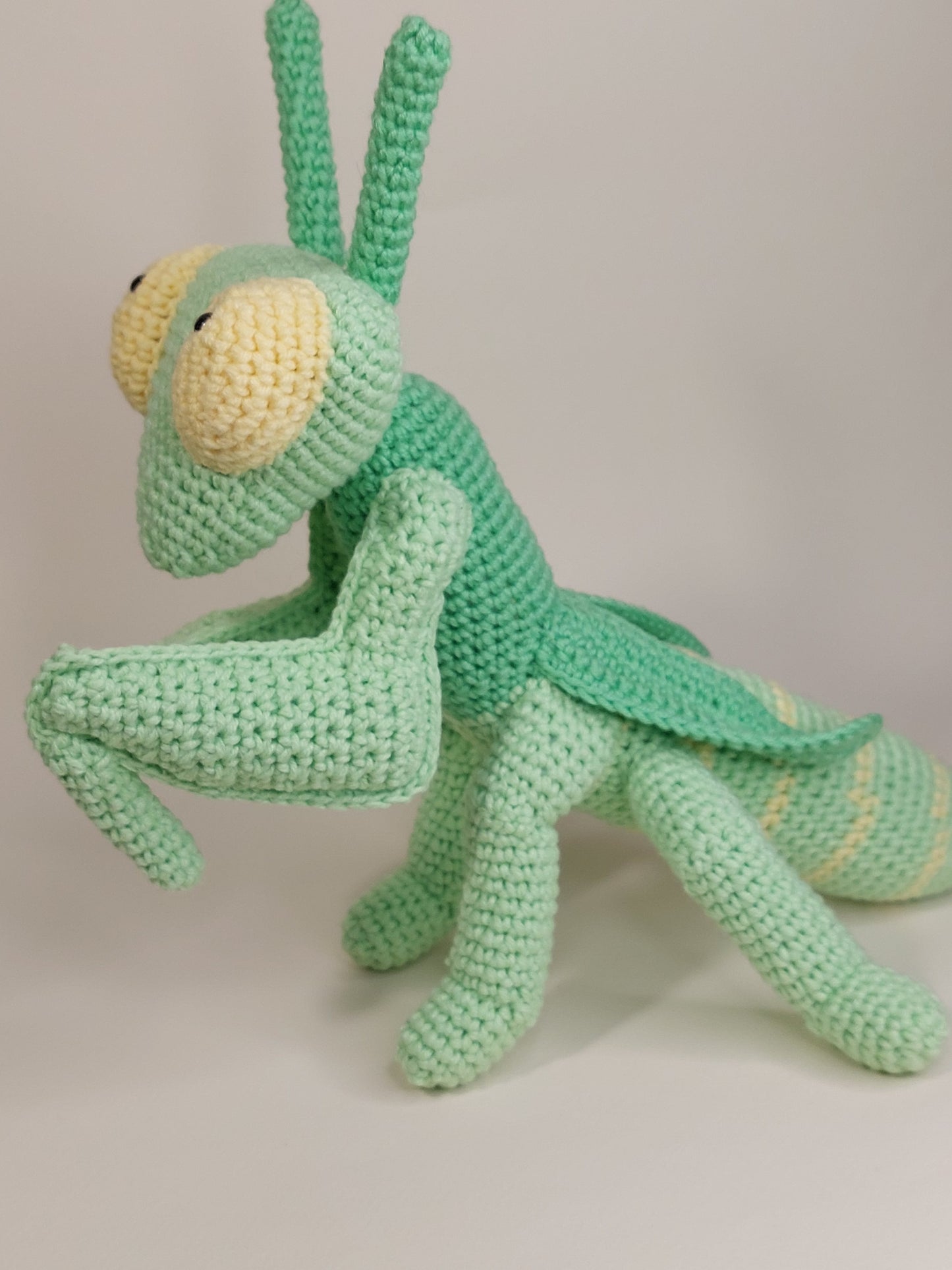 Praying Mantis Crochet Pattern, Amigurumi Praying Mantis Tutorial
