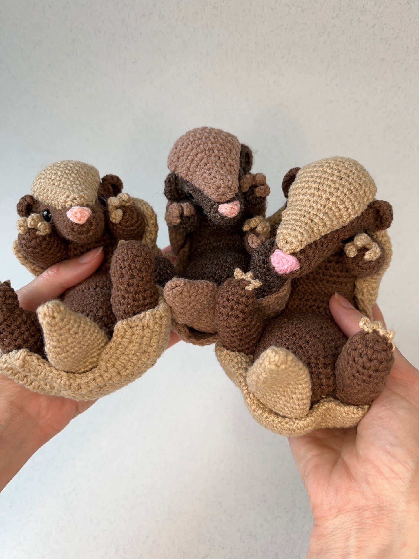 Armadillo Crochet Pattern, PDF file in English language