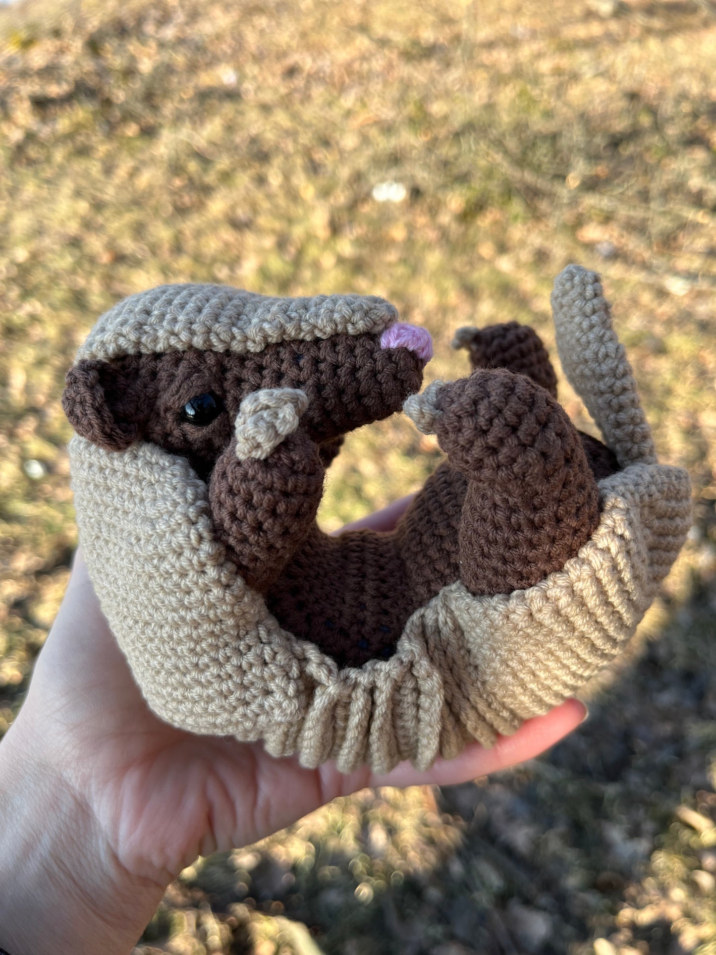 Armadillo Crochet Pattern, PDF file in English language