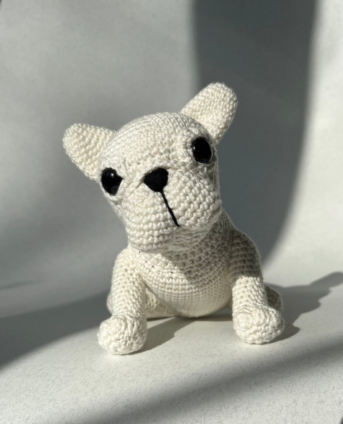 French Bulldog Puppy Crochet Pattern, Amigurumi Frenchie Tutorial