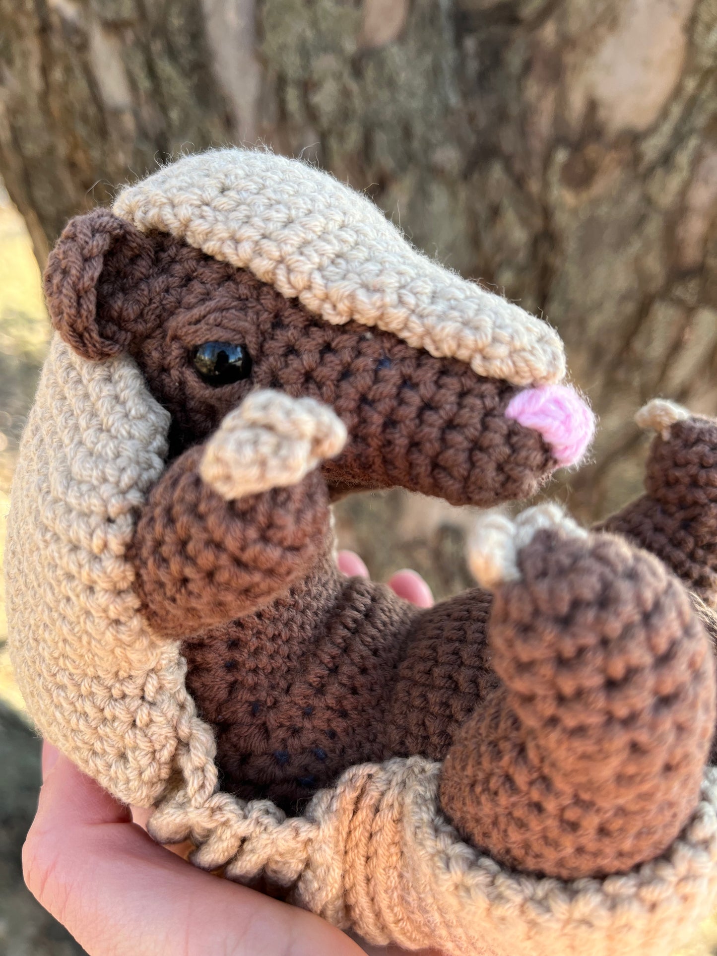 Armadillo Crochet Pattern, PDF file in English language