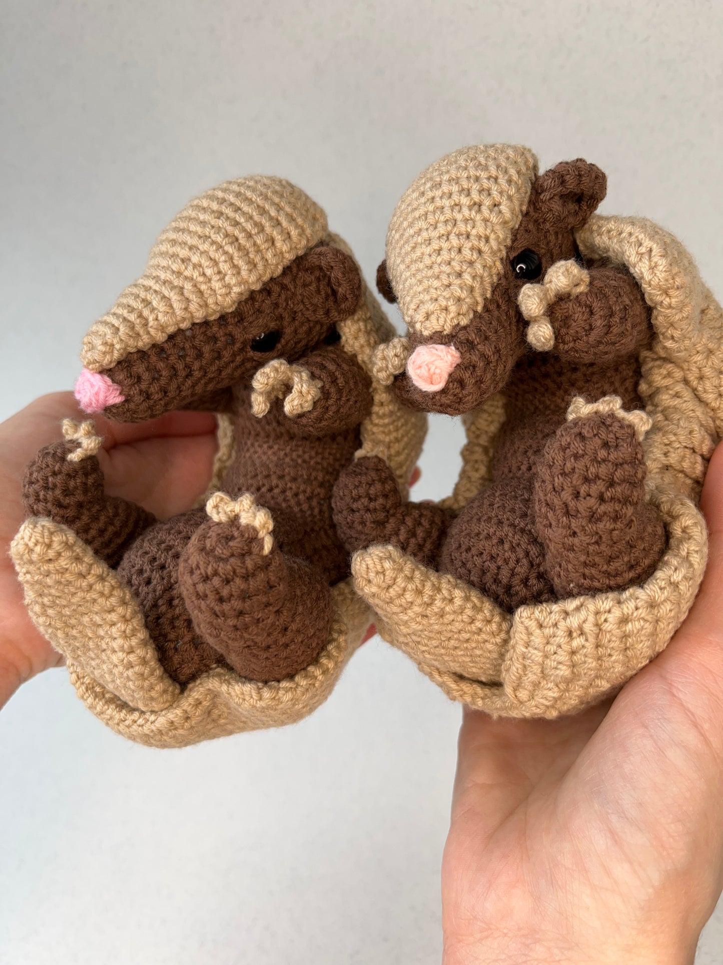 Armadillo Crochet Pattern, PDF file in English language