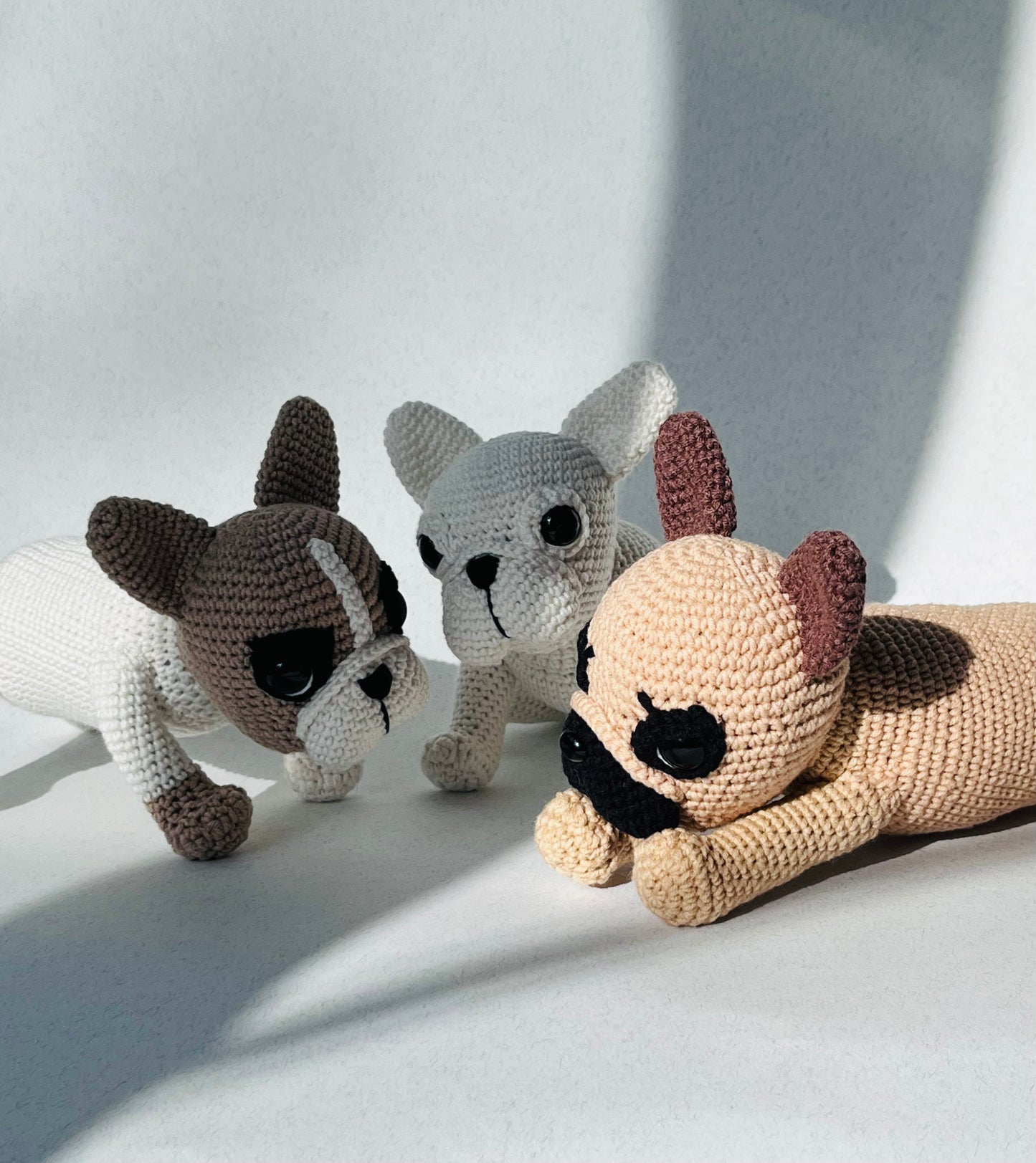 French Bulldog Puppy Crochet Pattern, Amigurumi Frenchie Tutorial