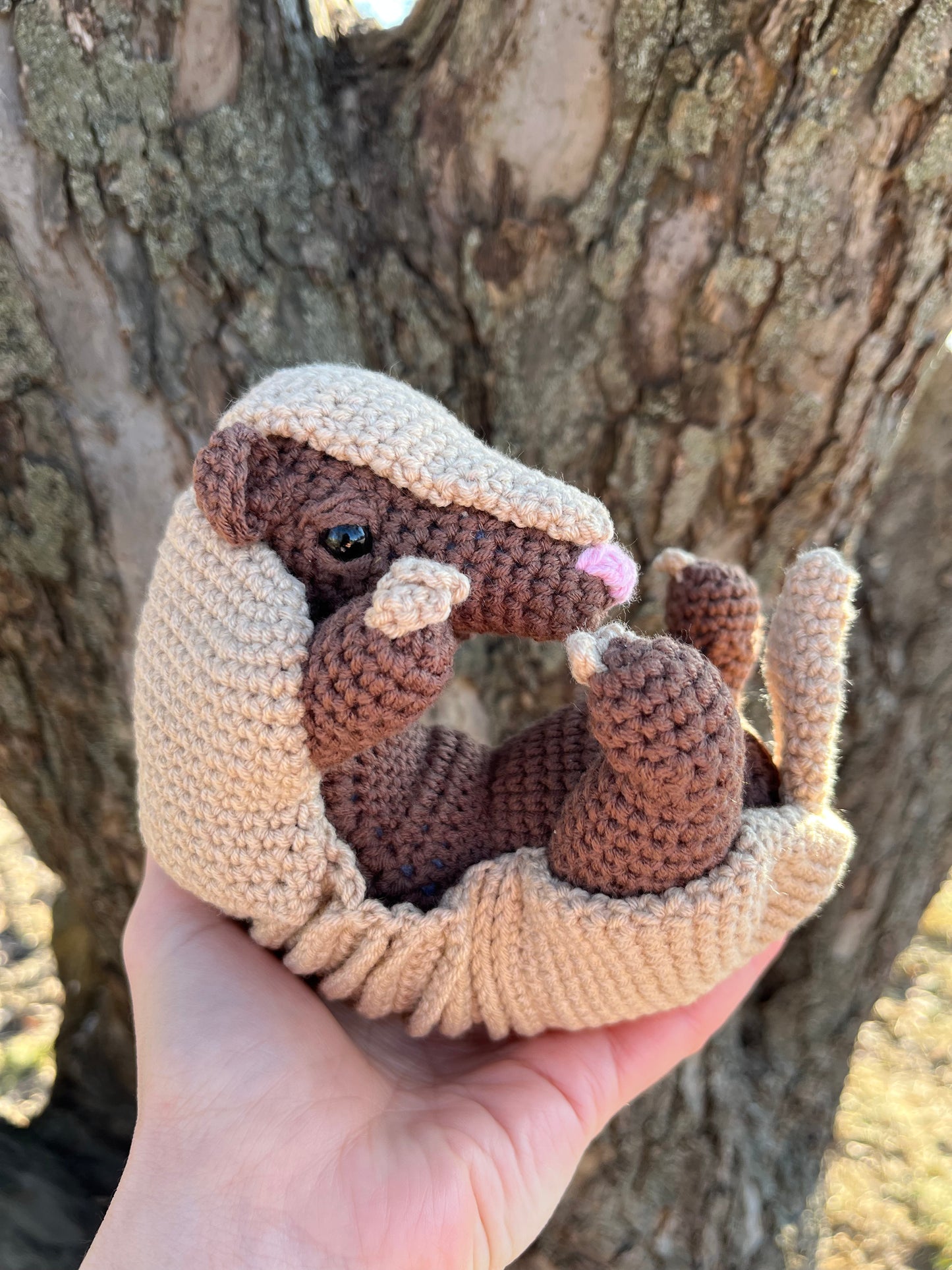 Armadillo Crochet Pattern, PDF file in English language