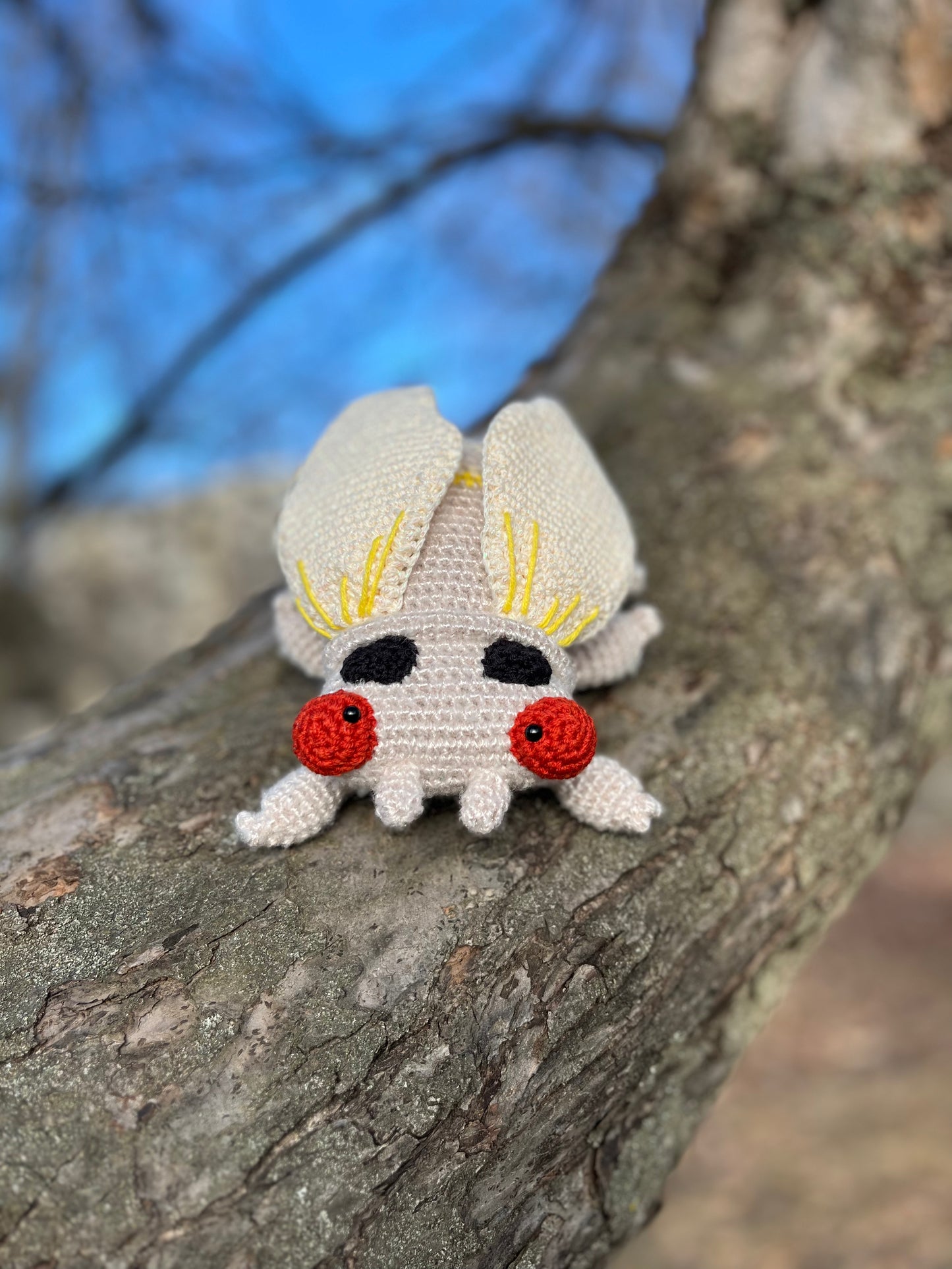 Cicada Crochet Pattern, Cicada Amigurumi Tutorial, Cicada Toy, Crochet Insect