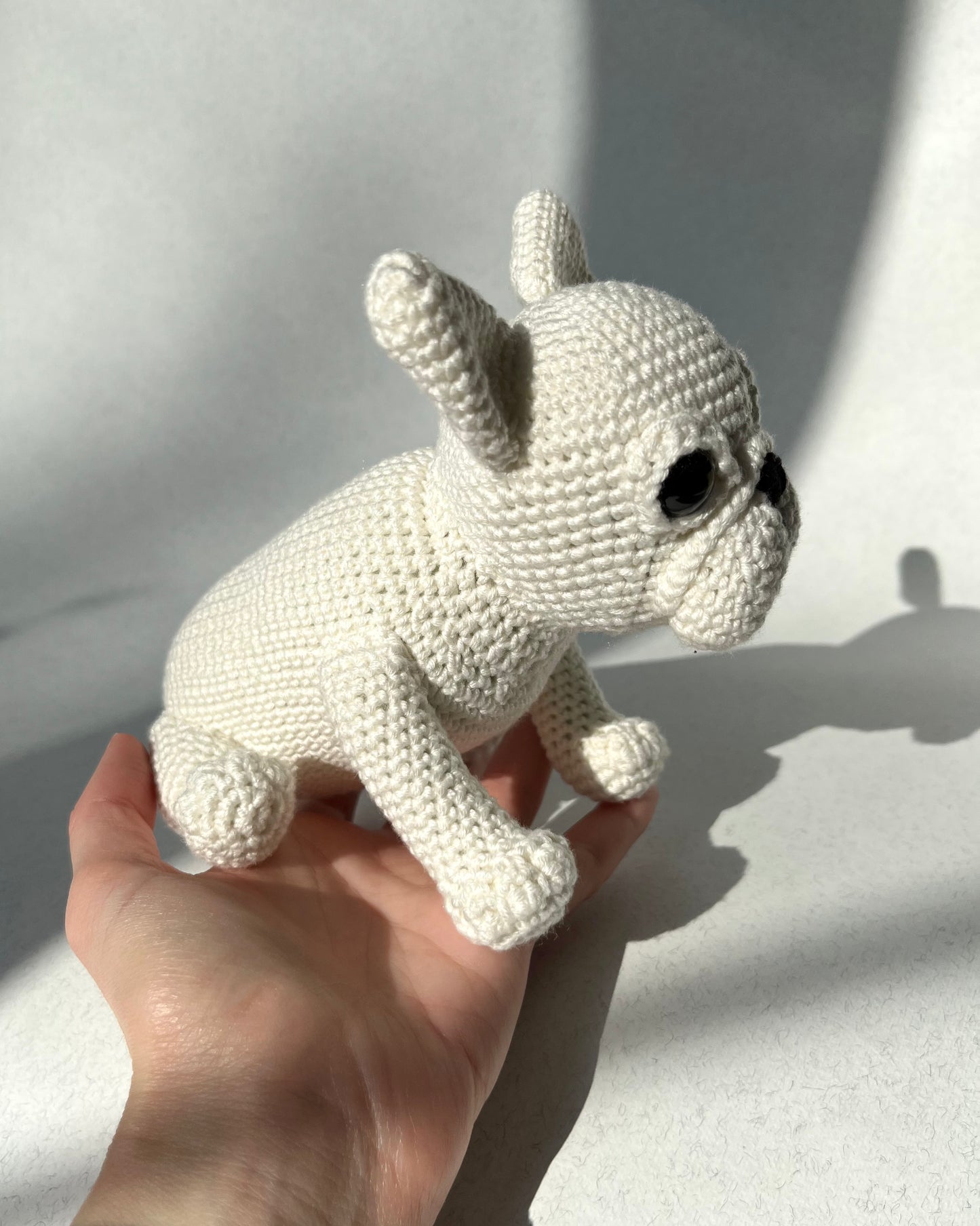 French Bulldog Puppy Crochet Pattern, Amigurumi Frenchie Tutorial