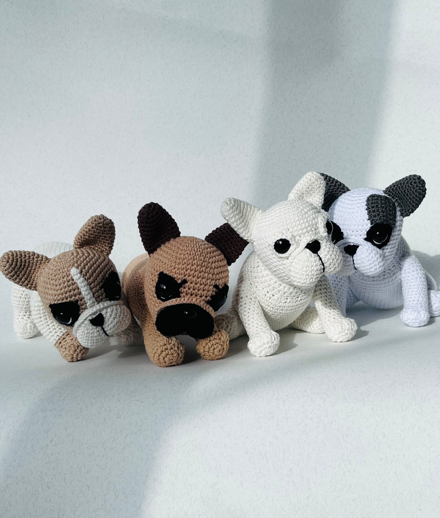 French Bulldog Puppy Crochet Pattern, Amigurumi Frenchie Tutorial
