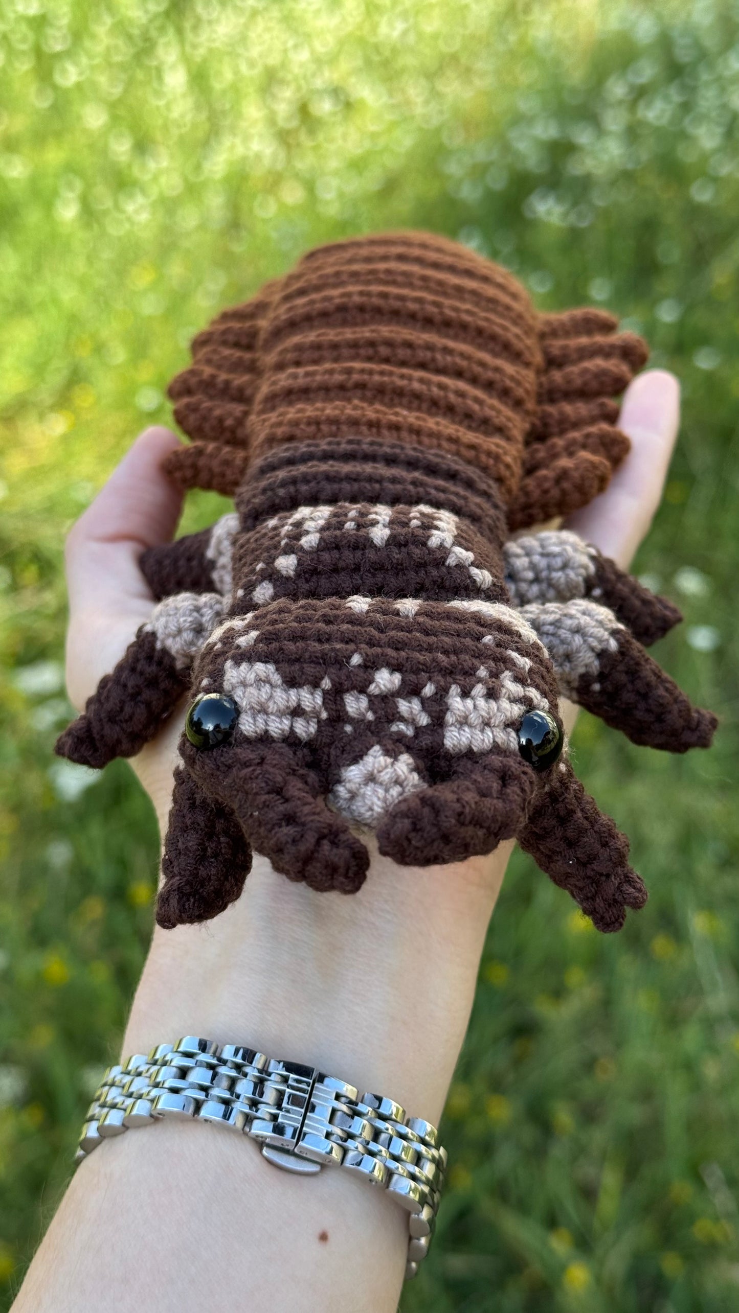 Hellgrammite Crochet Pattern PDF — Dobsonfly Larvae Amigurumi
