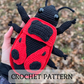 Red Firebug Crochet Pattern, True Bug Amigurumi Tutorial in English