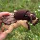 Mole Cricket Crochet Pattern - Realistic Insect Amigurumi PDF