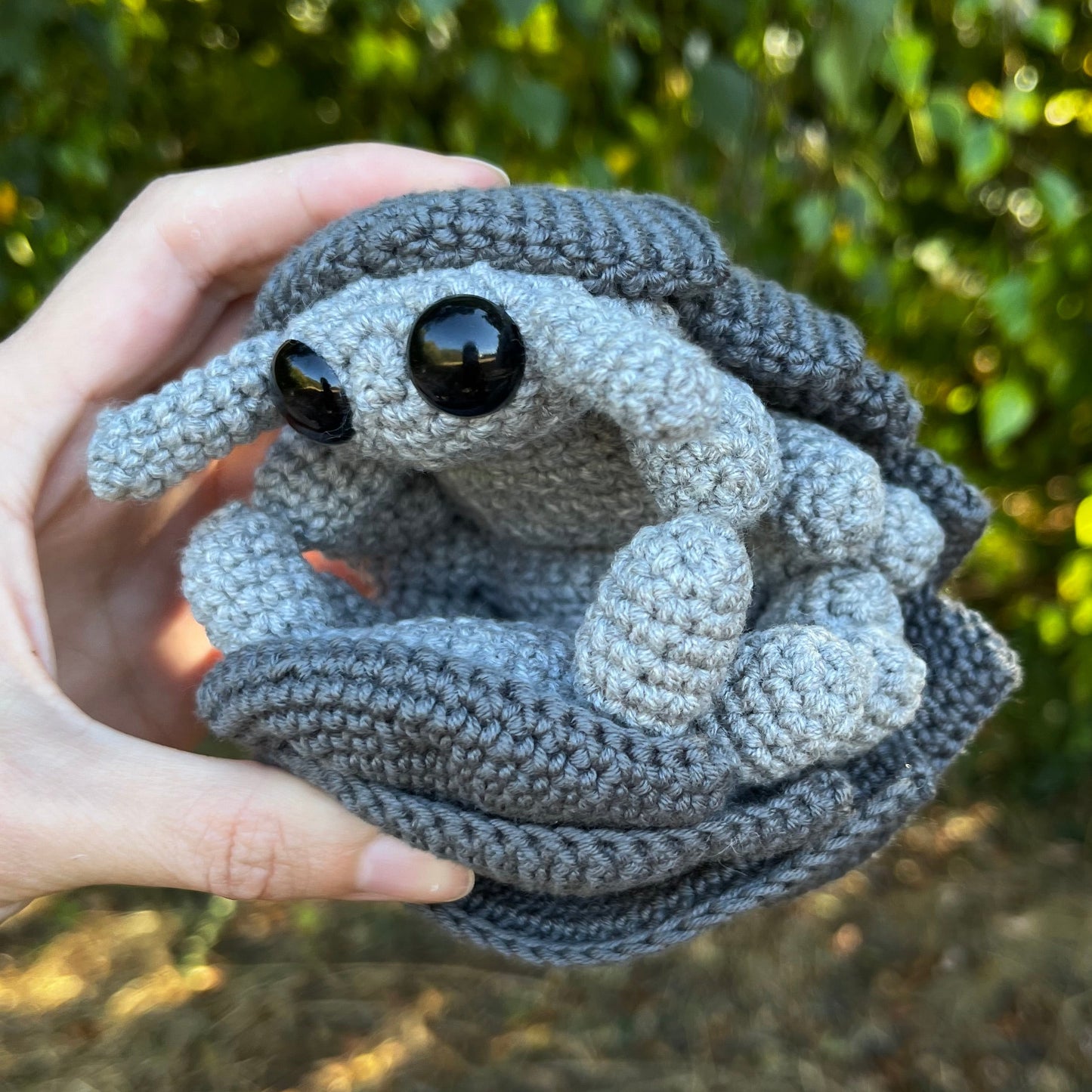 Roly Poly Pill Bug Crochet Pattern — Isopod Amigurumi PDF
