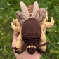 Mole Cricket Crochet Pattern - Realistic Insect Amigurumi PDF