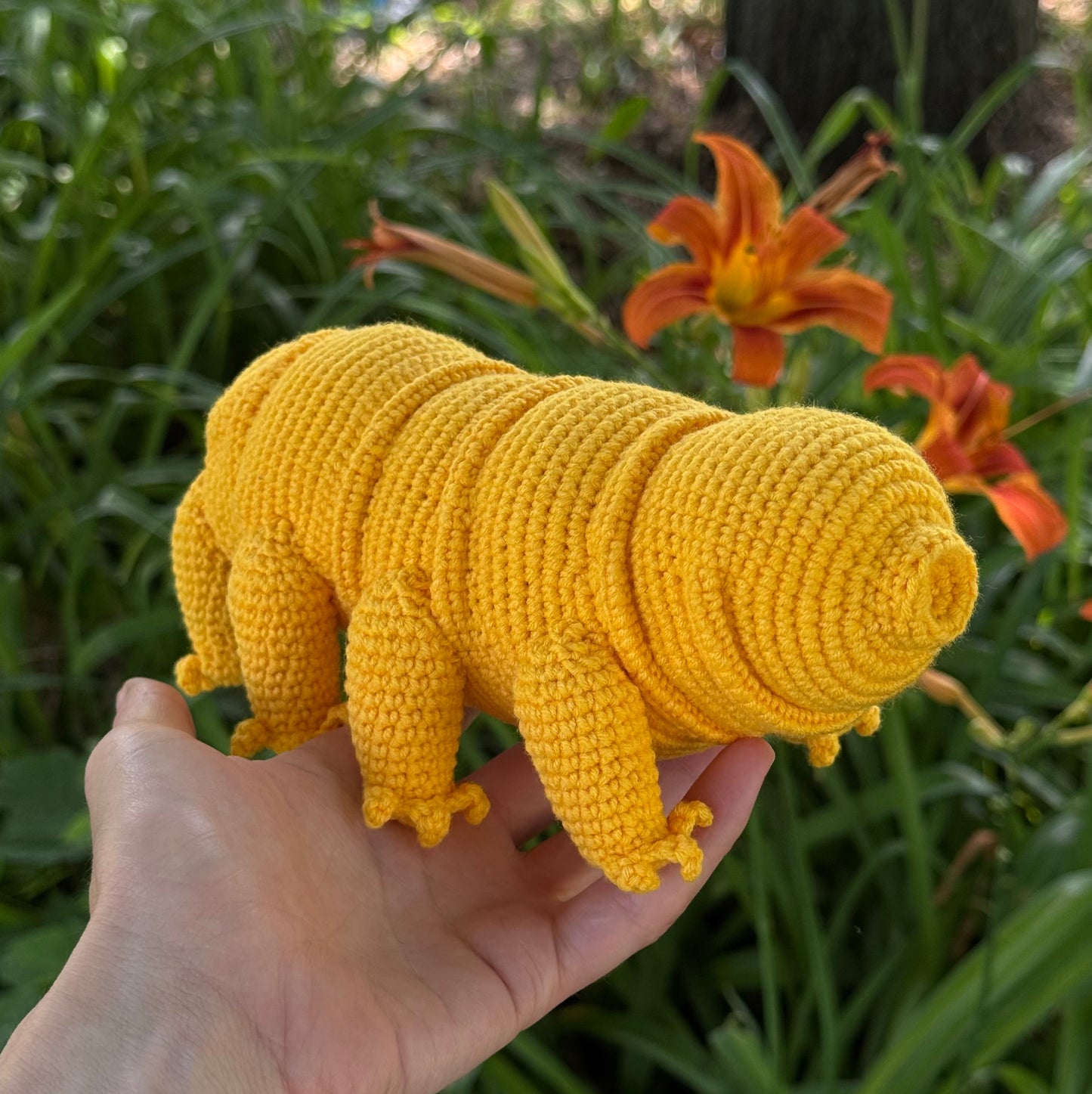 Tardigrade Crochet Pattern — Water Bear Amigurumi PDF