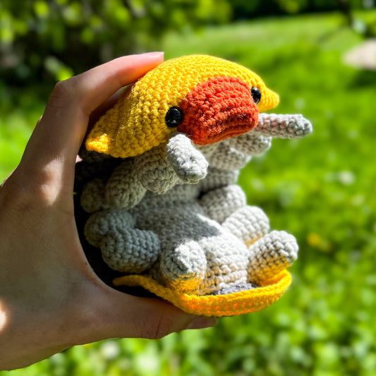 Rubber Ducky Isopod Crochet Pattern — Amigurumi PDF in English
