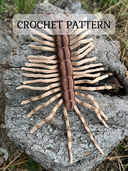 House Centipede Crochet Pattern
