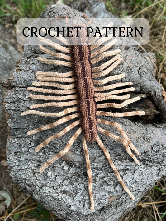 House Centipede Crochet Pattern