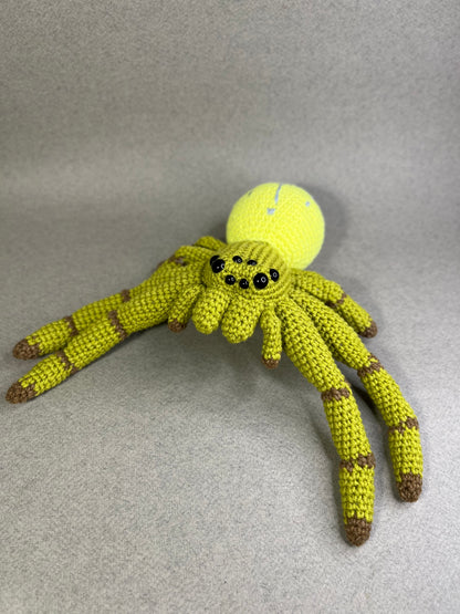 Crab Spider Crochet Pattern, PDF file in English