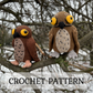Potoo Bird Crochet Pattern, PDF in English