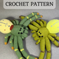 Crab Spider Crochet Pattern, PDF file in English