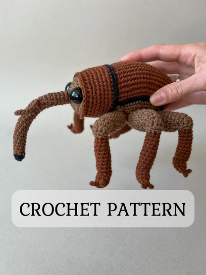 Acorn Weevil Crochet Pattern