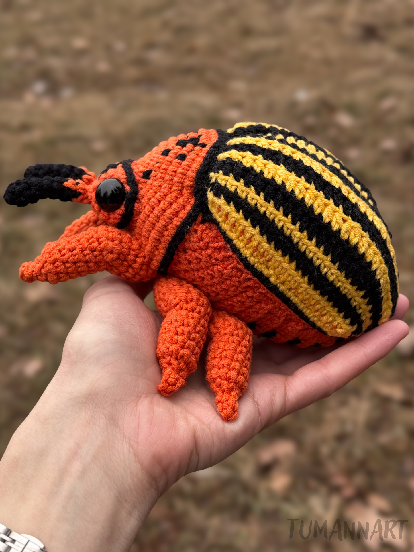 Colorado Beetle crochet pattern - Amigurumi PDF in English