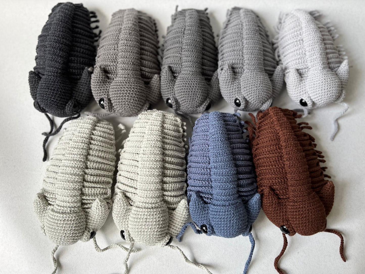 Trilobite Crochet Pattern, Amigurumi Trilobite, PDF file in English