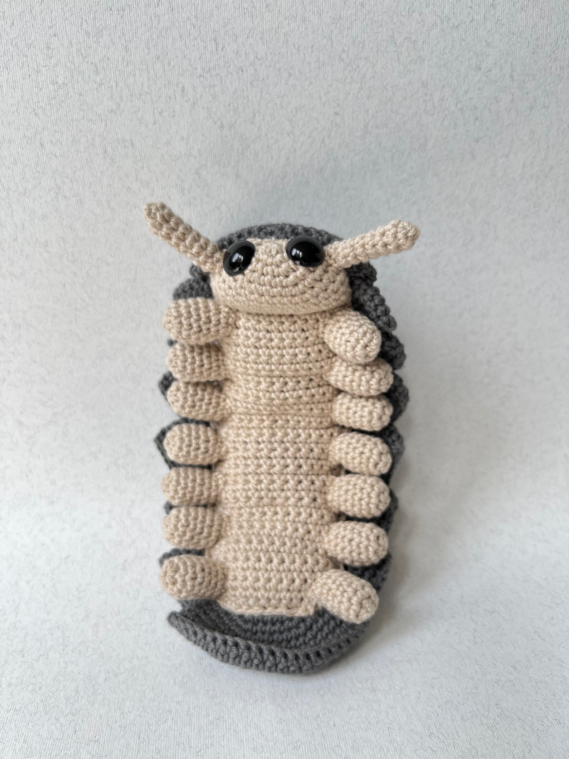 Roly Poly Pill Bug Crochet Pattern, Isopod Amigurumi, PDF File in English Language