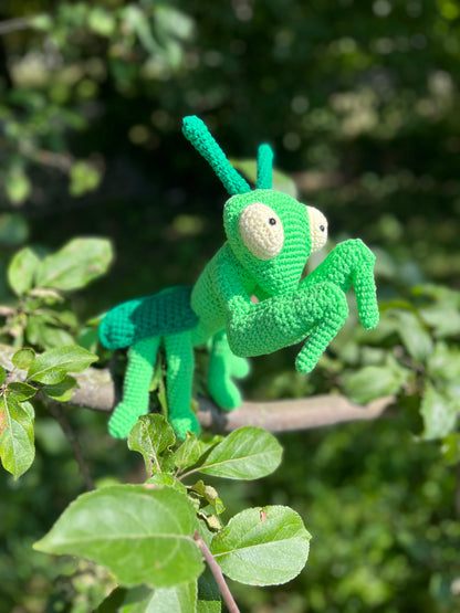 Praying Mantis Crochet Pattern, Amigurumi Praying Mantis Tutorial ...