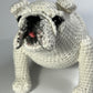 English Bulldog Crochet Pattern, Bulldog Amigurumi Toy, PDF file in English