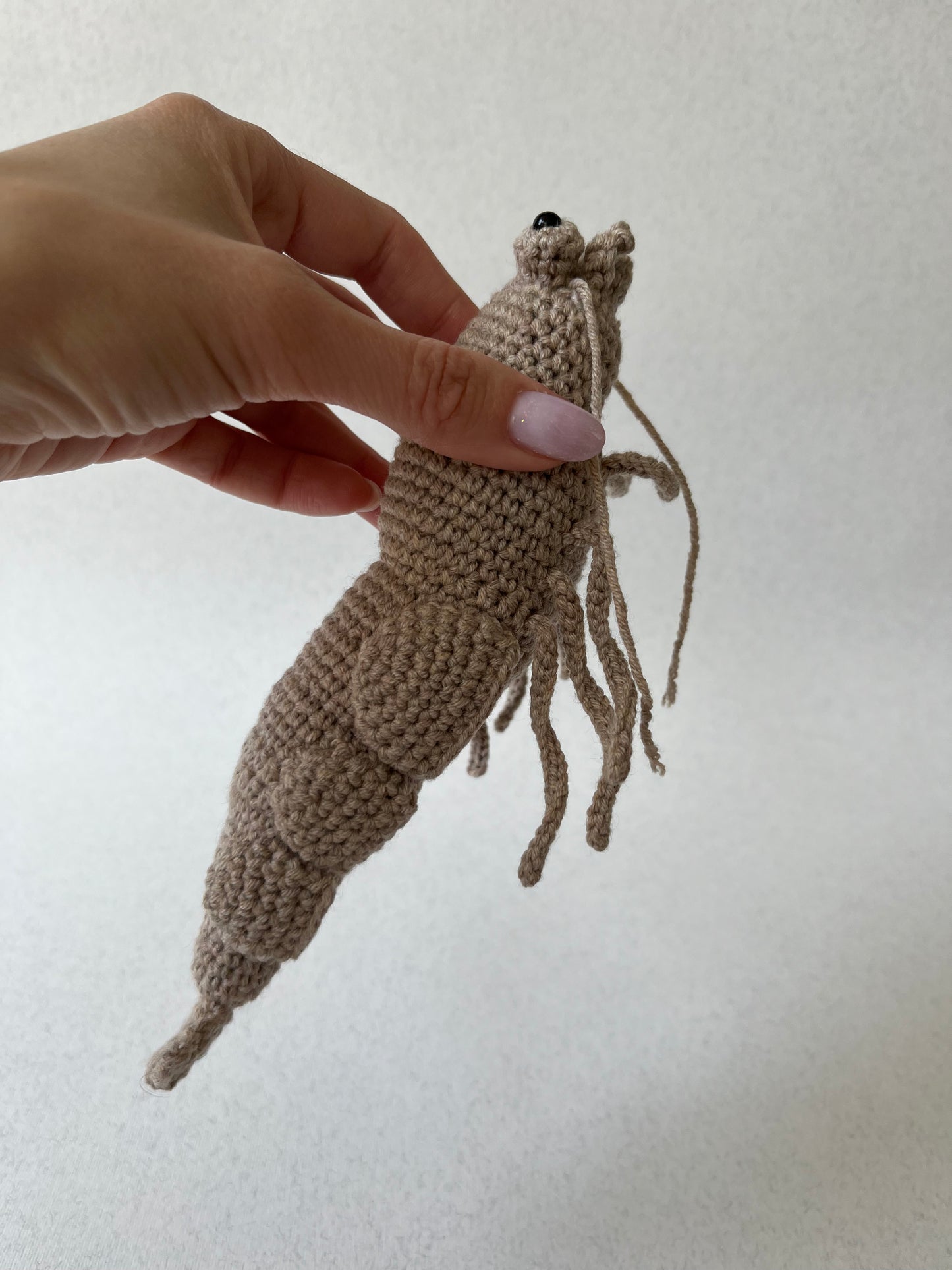 Shrimp or Prawn Crochet Pattern, Amigurumi Shrimp Tutorial