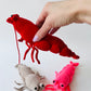 Shrimp or Prawn Crochet Pattern, Amigurumi Shrimp Tutorial