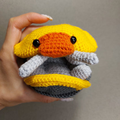 Rubber Ducky Isopod Crochet Pattern, Amigurumi Tutorial