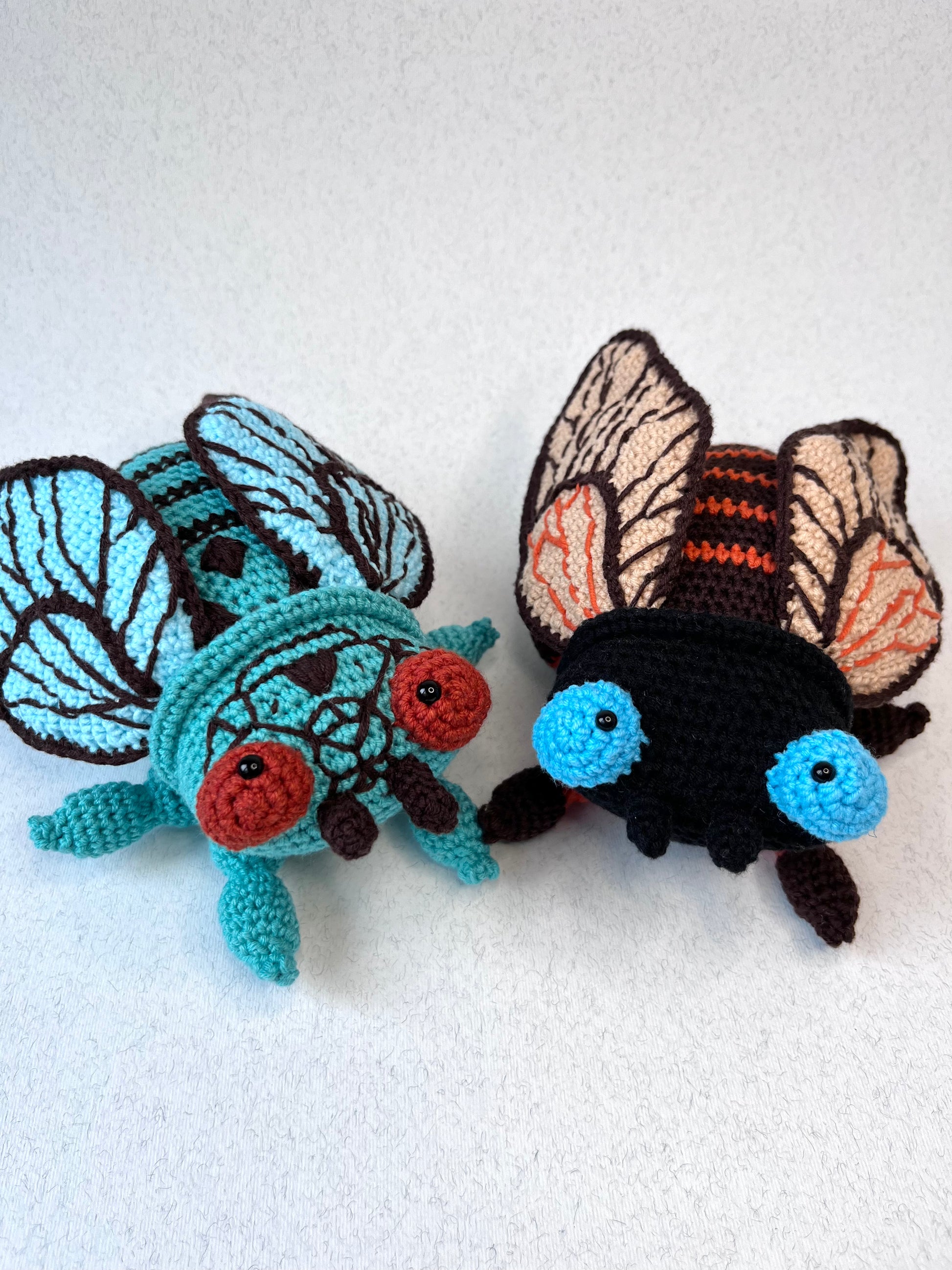 Cicada Crochet Pattern, Cicada Amigurumi Tutorial, Cicada Toy, Crochet ...