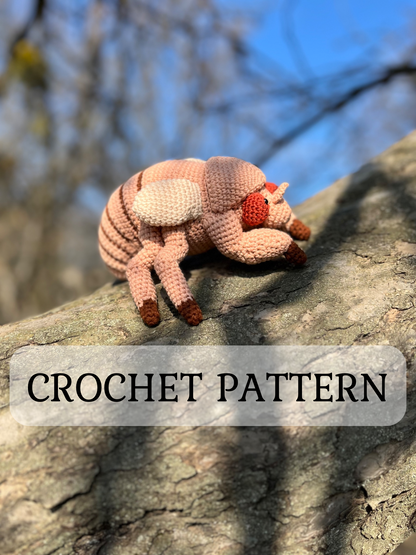 Cicada Nymph Crochet Pattern, Amigurumi Cicada Nymph Tutorial