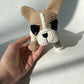 French Bulldog Puppy Crochet Pattern, Amigurumi Frenchie Tutorial
